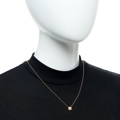 David Yurman 18K Rose Gold Diamond Petite Pave Cushion Pendant Necklace 2 of 6