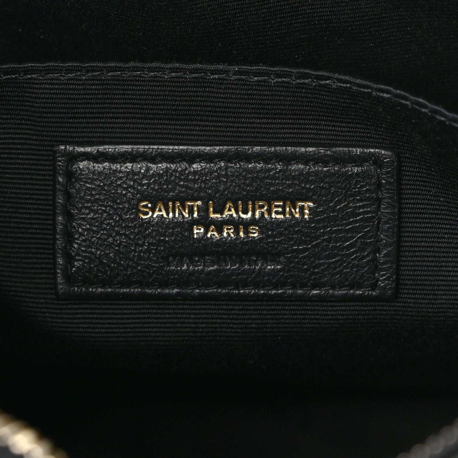 Saint Laurent Calfskin Matelasse Monogram Lou Camera Bag Black 6 of 10