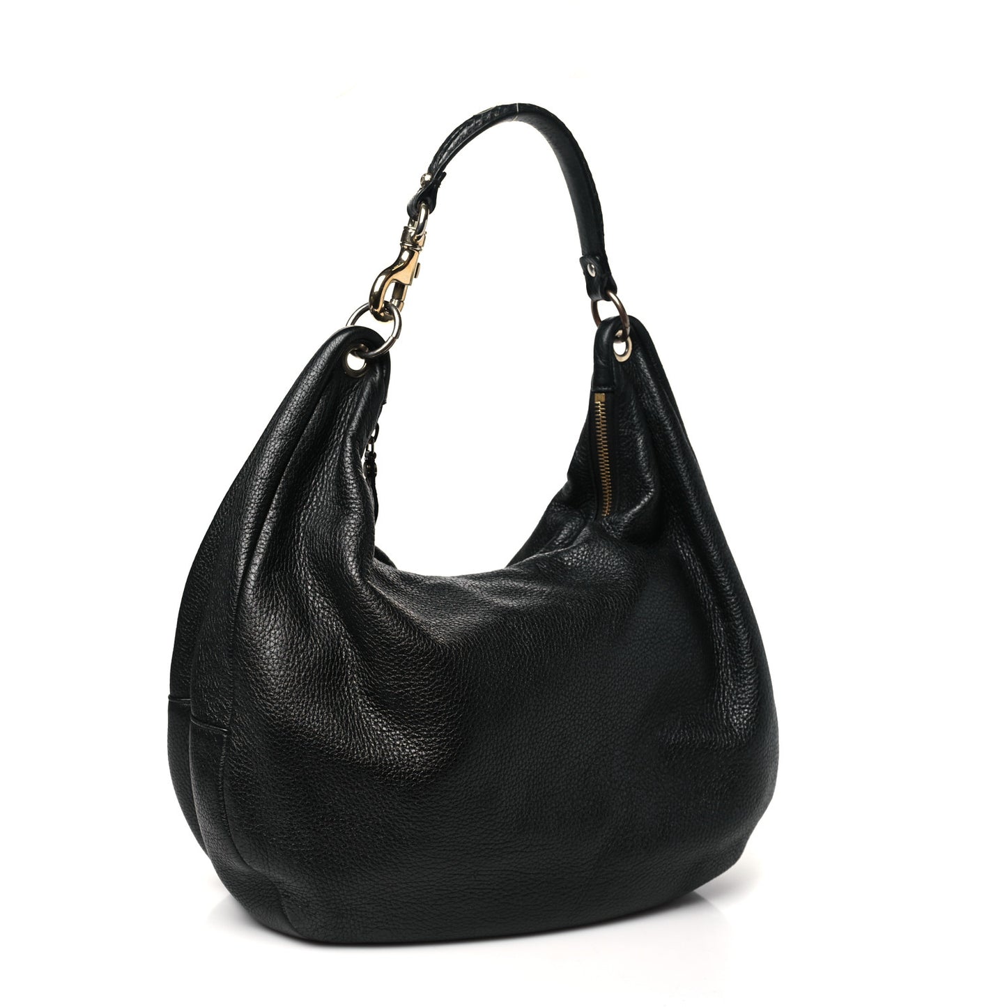Deerskin Snakeskin Solar Hobo Black