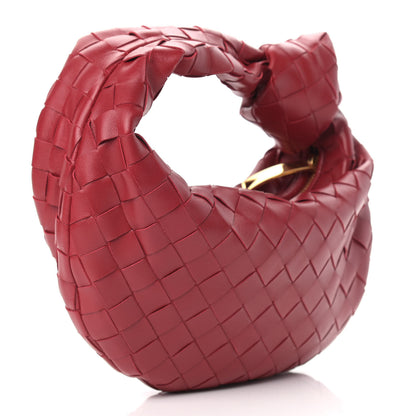 Bottega Veneta Nappa Intrecciato Mini Jodie Dark Red 3 of 9