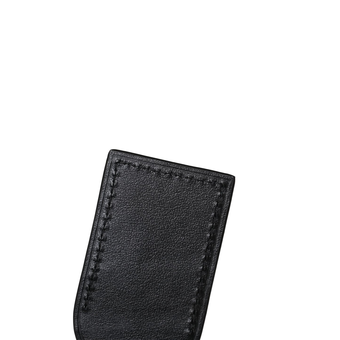 Calfskin Odeon Bag Charm Black