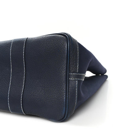 Hermes Toile Negonda Garden Party Tote 36 MM Bleu Marine 9 of 9