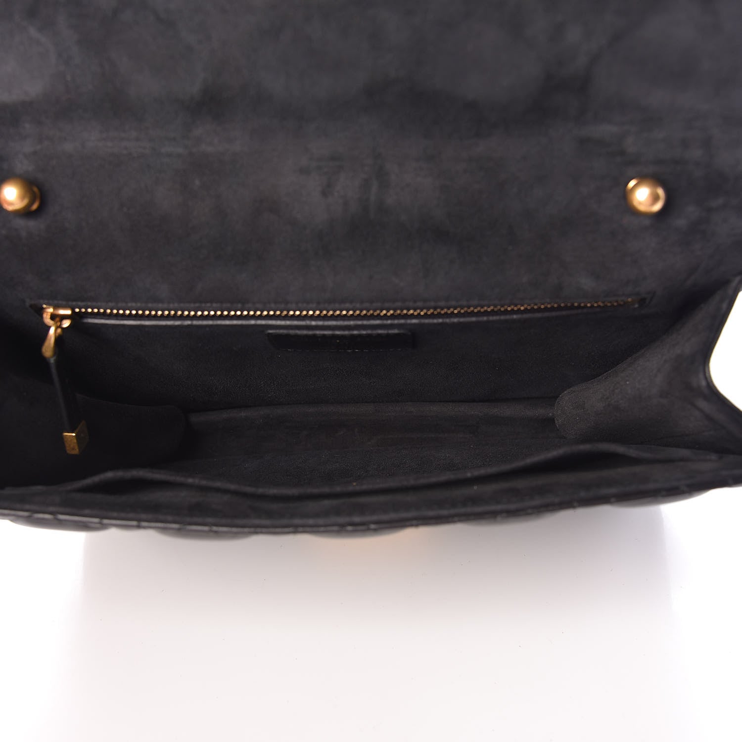 Christian Dior Lambskin Cannage Large Dioraddict Flap Bag Black 5 of 10