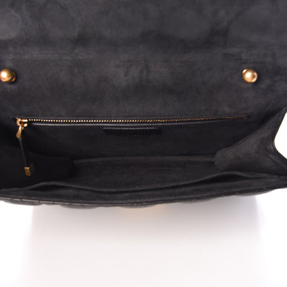 Christian Dior Lambskin Cannage Large Dioraddict Flap Bag Black 5 of 10
