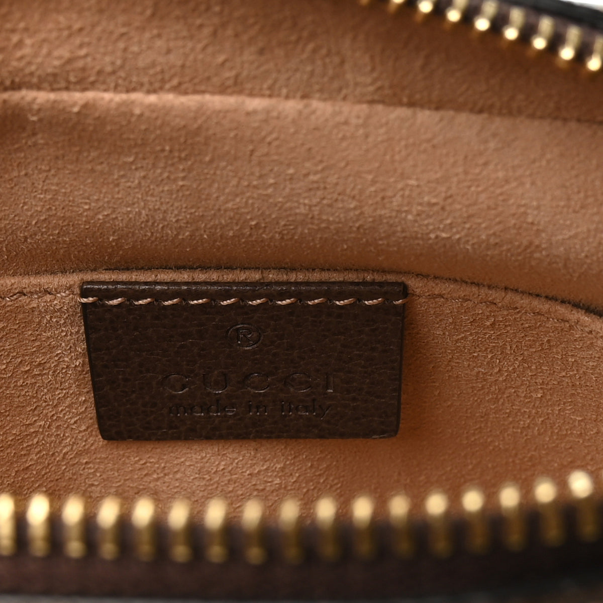 GG Supreme Monogram Web Mini Ophidia Shoulder Bag Brown