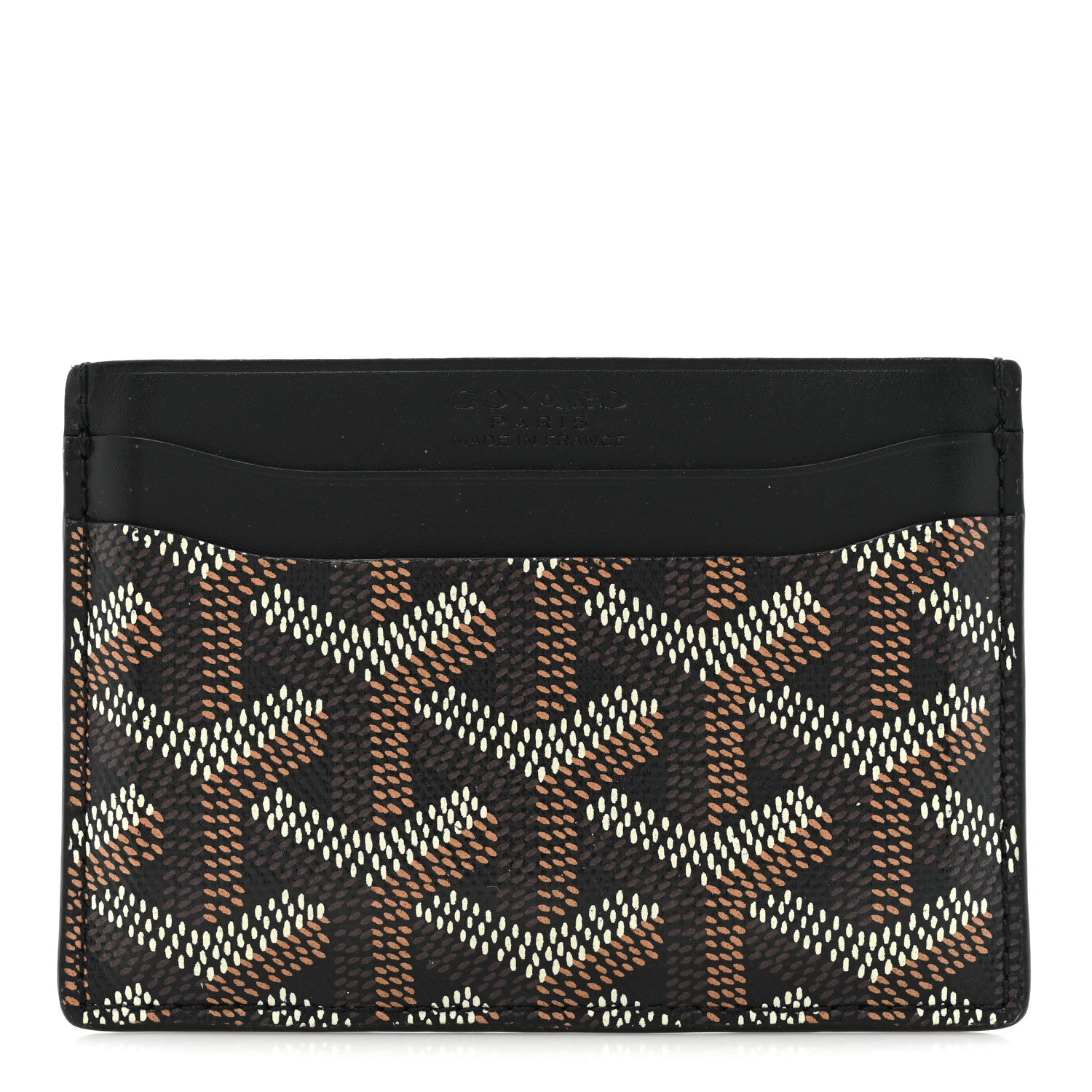 Goyard Goyardine Saint Sulpice Card Holder Black 1 of 9