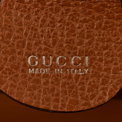 Gucci Grain Calfskin Classic Bamboo Top Handle Bag Brown 6 of 14