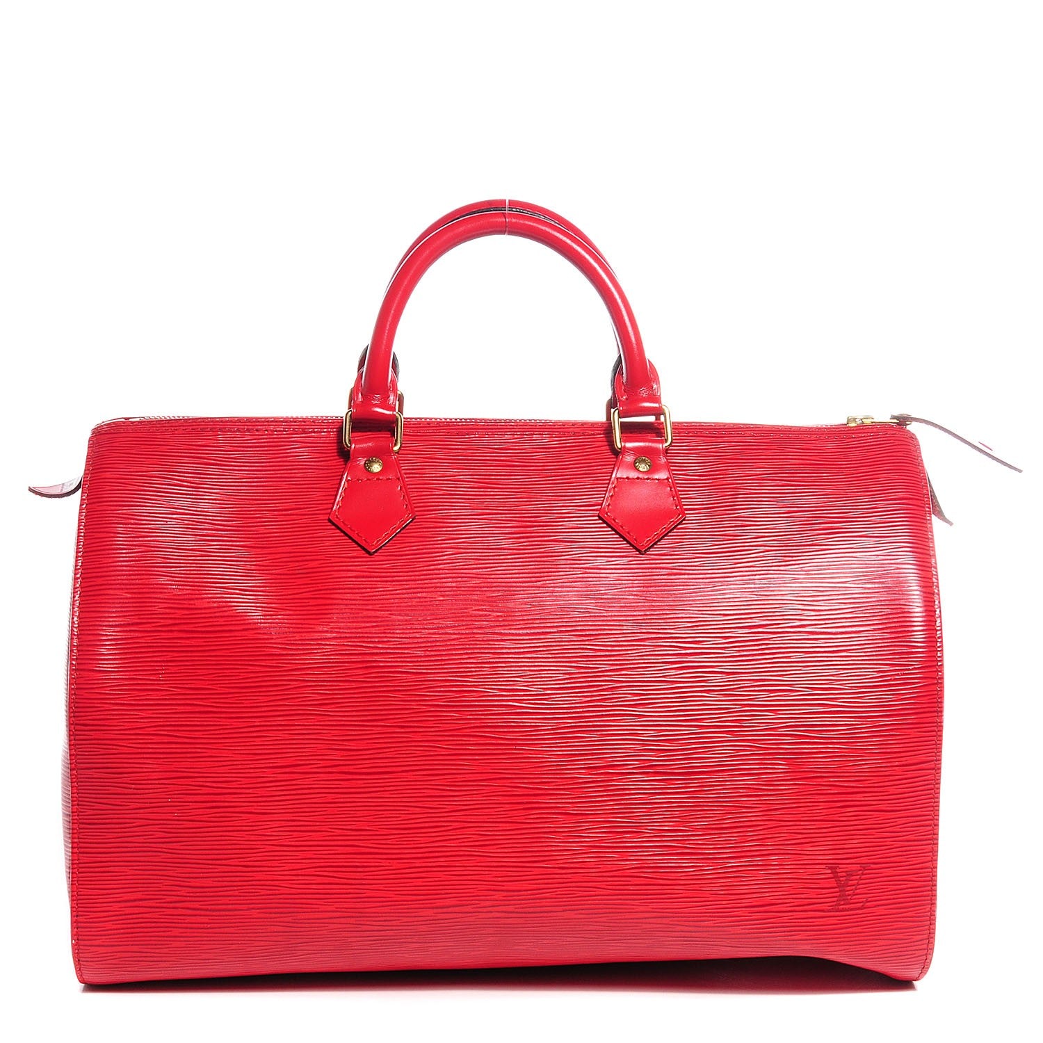 Louis Vuitton Epi Speedy 35 Castillan Red 1 of 7