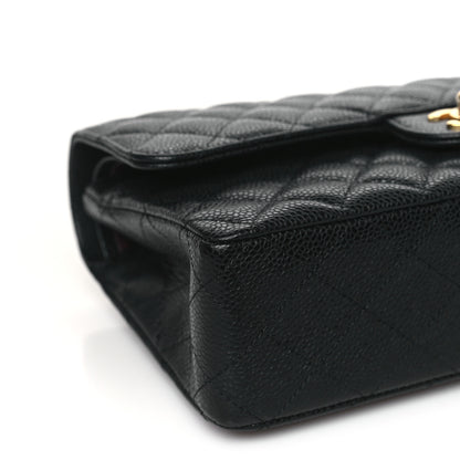 Chanel Caviar Quilted Medium Double Flap Black 8 of 10