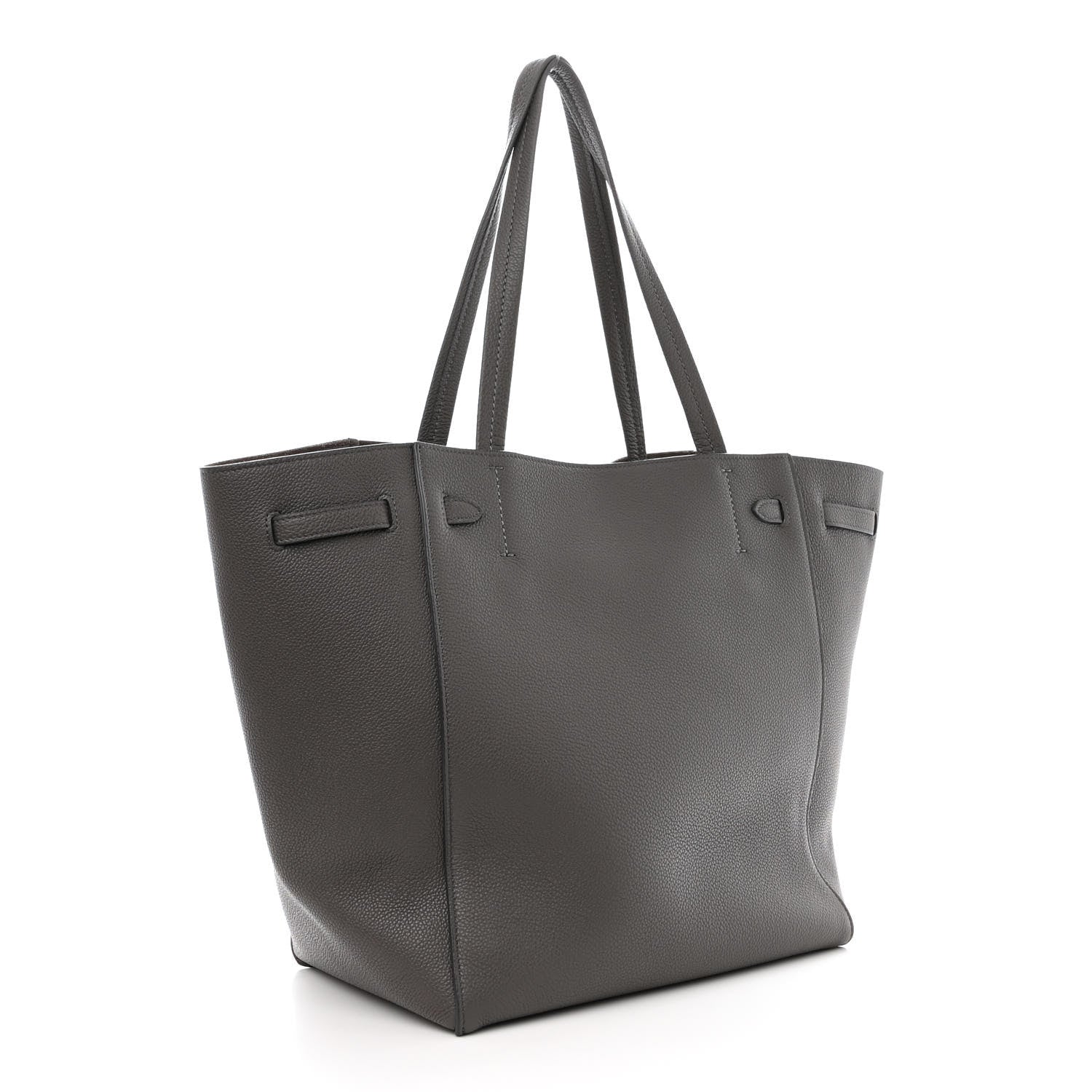 Celine Soft Grained Calfskin Small Belt Cabas Phantom Taupe 3 of 10