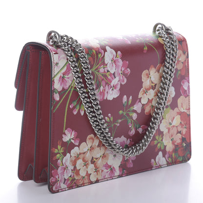 Gucci Calfskin Blooms Print Medium Dionysus Shoulder Bag Romantic Cherry Multicolor 3 of 9