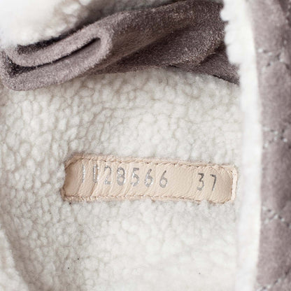 Chanel Suede Fur Quilted Boots 37 10 of 11