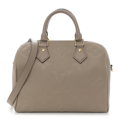 Louis Vuitton Empreinte Monogram Giant Speedy Bandouliere 25 Tourterelle 1 of 9