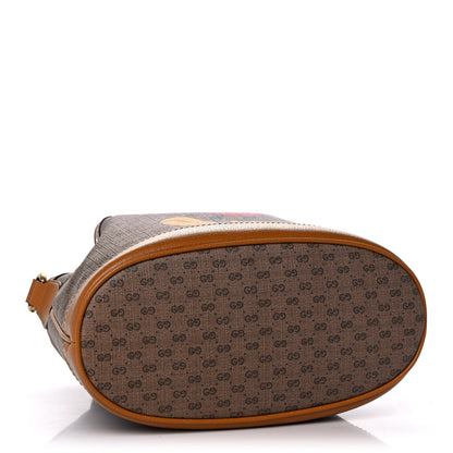 Gucci X DISNEY Mini Vintage GG Supreme Monogram Bucket Bag Beige Vintage Sun Oil 4 of 14