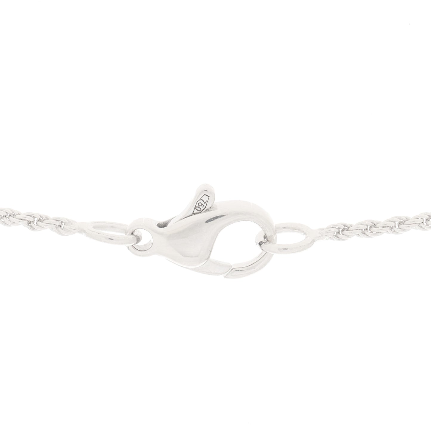18K White Gold Diamond XS Serpent Boheme Necklace