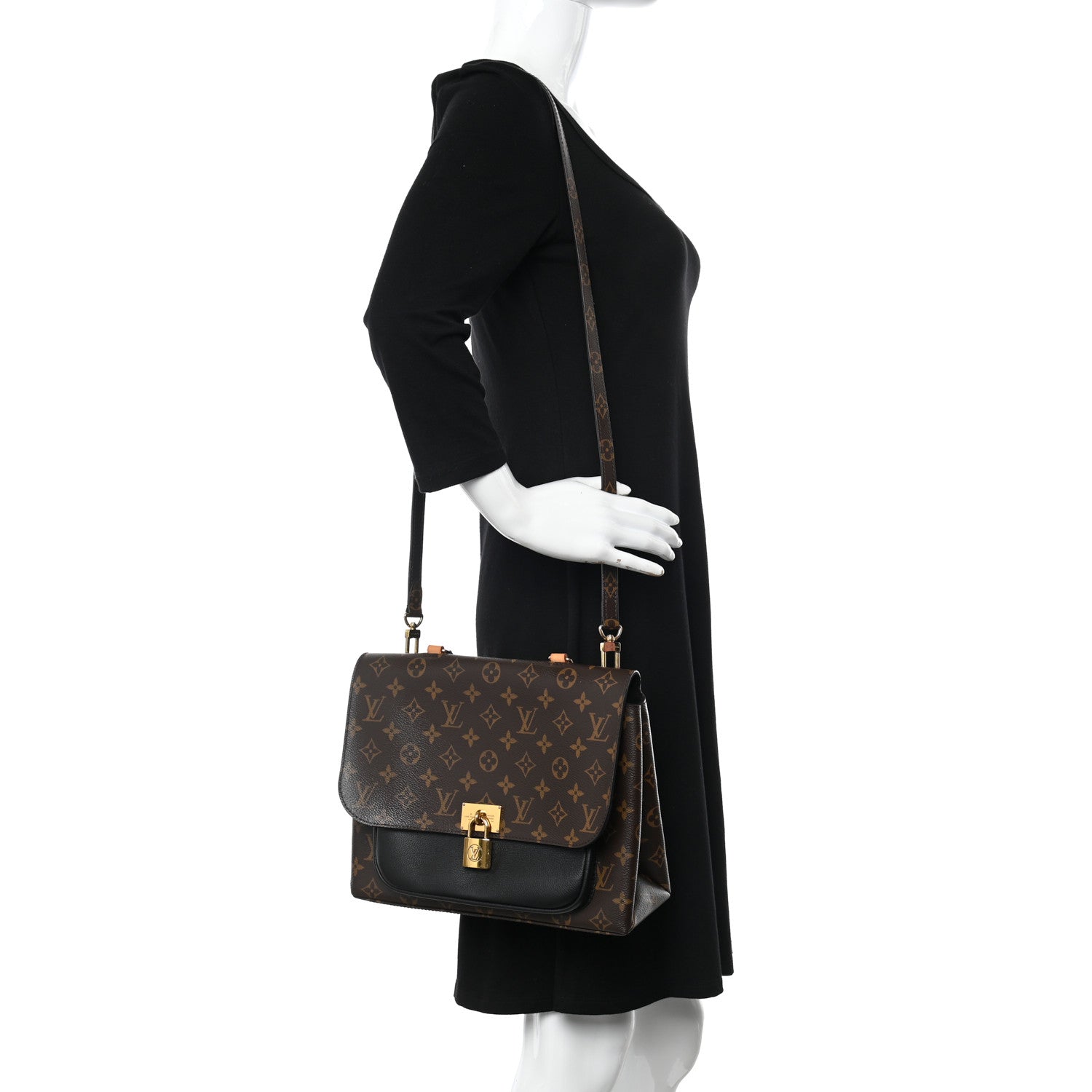 Louis Vuitton Monogram Marignan Black 2 of 10