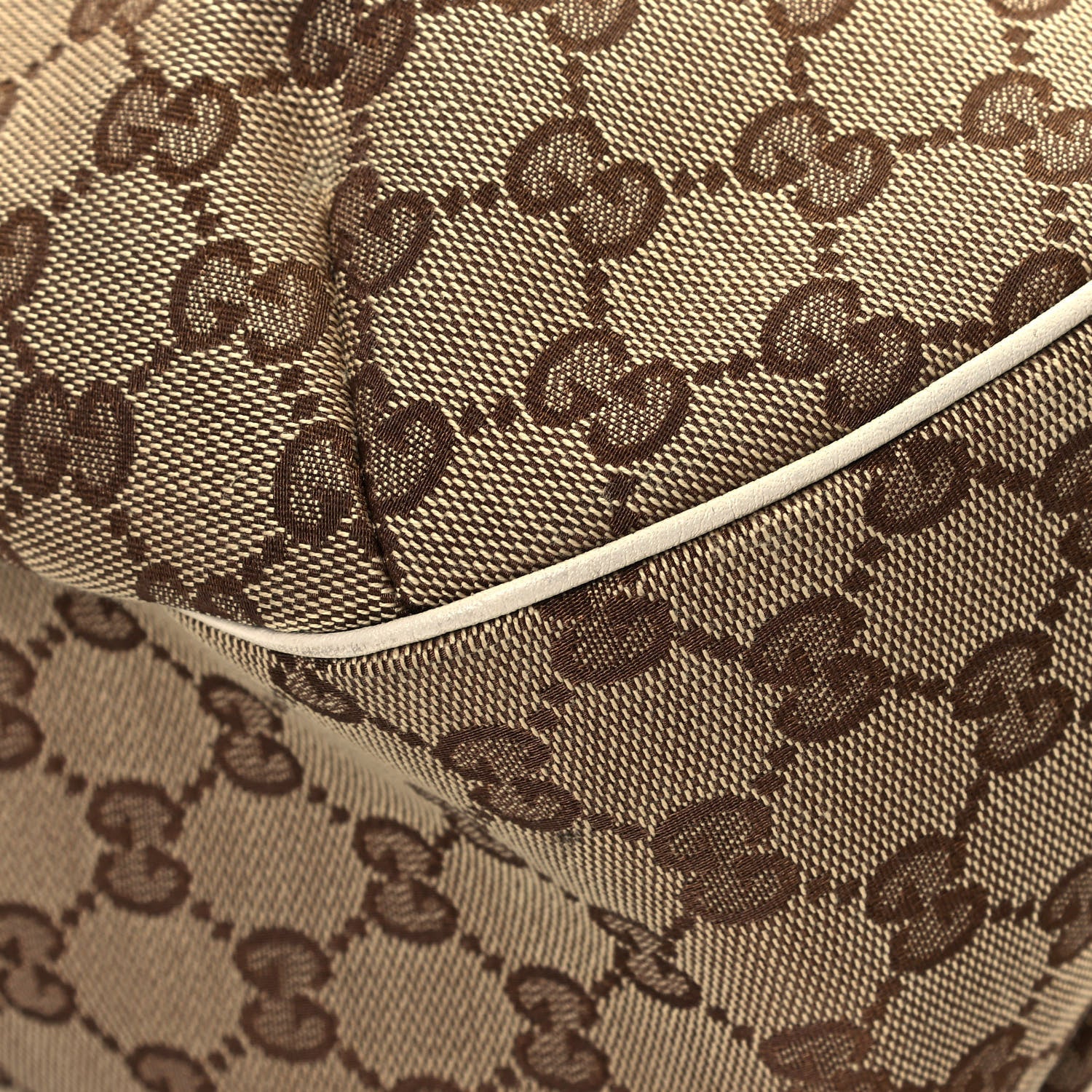 Gucci Monogram Large New Ladies Web Hobo Off White 12 of 13
