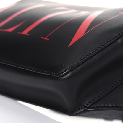 Valentino Garavani Calfskin VLTN Belt Bag Black Red 8 of 10