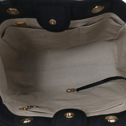 Chanel Mixed Fibers Small Deauville Tote Black 6 of 11
