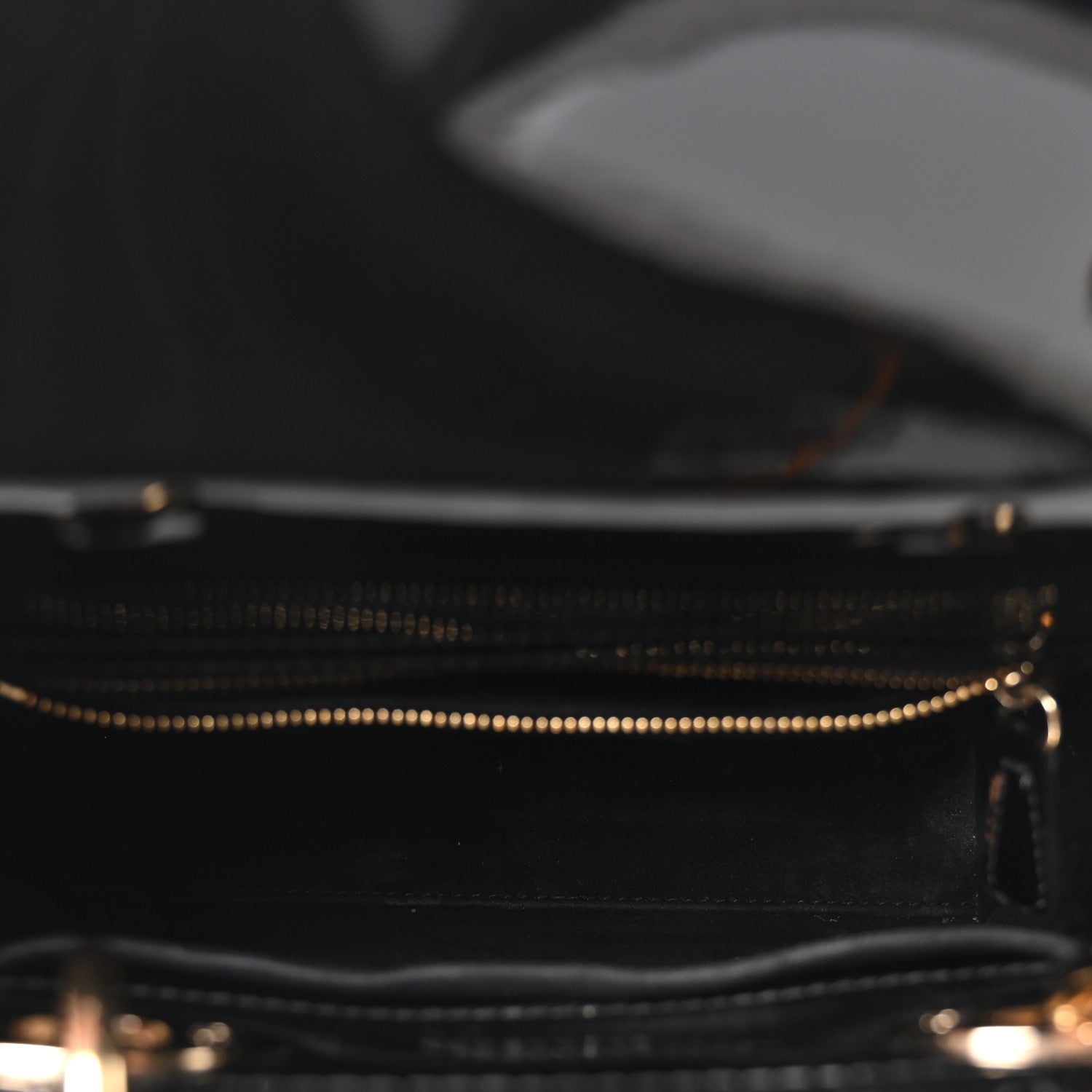 Christian Dior Patent Cannage Small Lady Dior Black 5 of 10