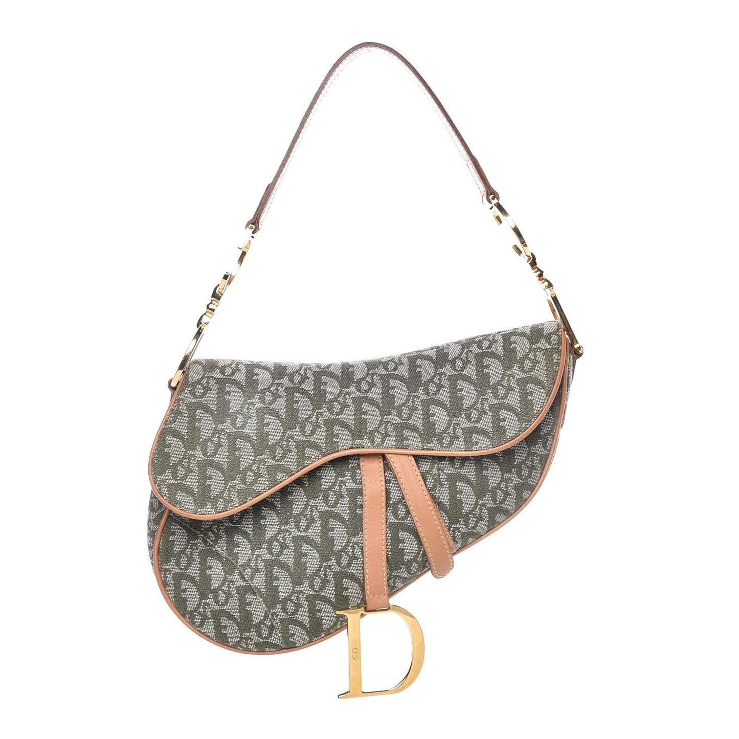 Monogram Saddle Bag Green