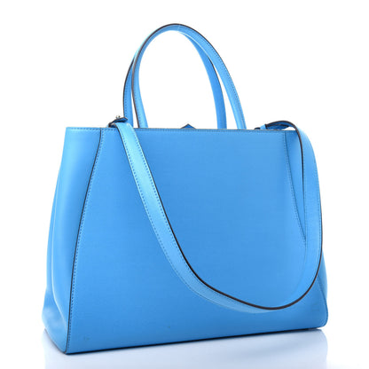 Fendi Vitello Elite Medium 2Jours Tote Maldives 3 of 9