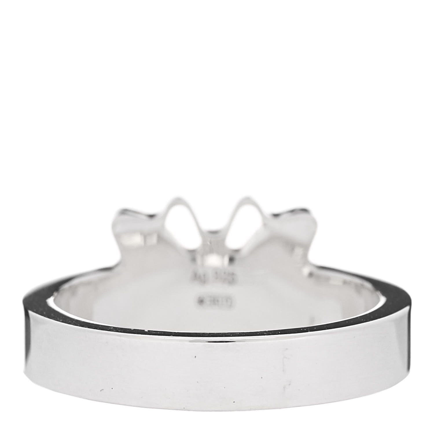 Gucci Sterling Silver Butterfly Band Ring 54 6.75 4 of 7