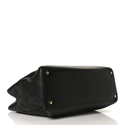 Chanel Calfskin Cerf Shopper Tote Black 4 of 13