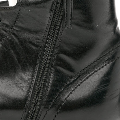 Valentino Garavani Calfskin Soul Rockstud Split Knee High Boots Black 38.5 Black 9 of 9