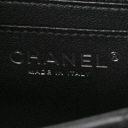Chanel Lambskin Quilted Mini Rectangular Flap Black 6 of 11
