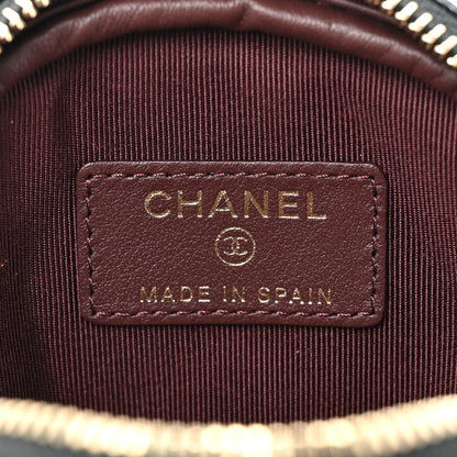 Chanel Caviar Quilted Zip Around Classic Coin Purse Black 6 of 10