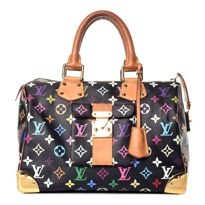 Louis Vuitton Monogram Multicolor Speedy 30 Black 1 of 10