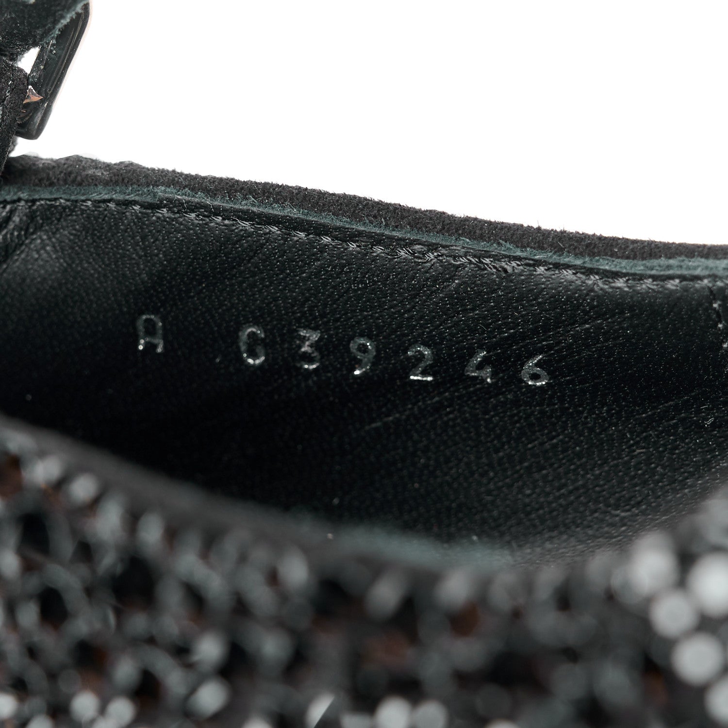 Chanel Strass Pearl Grosgrain Cap Toe Pumps 38 Black 8 of 9