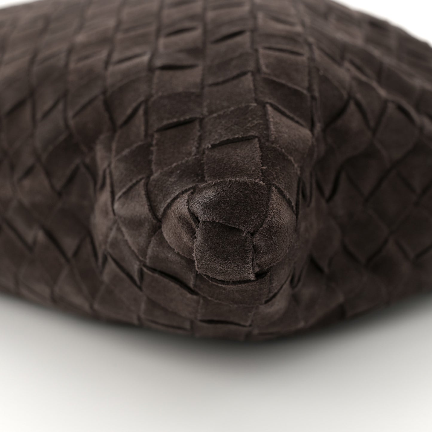 Suede Intrecciato Small Hop Fondant
