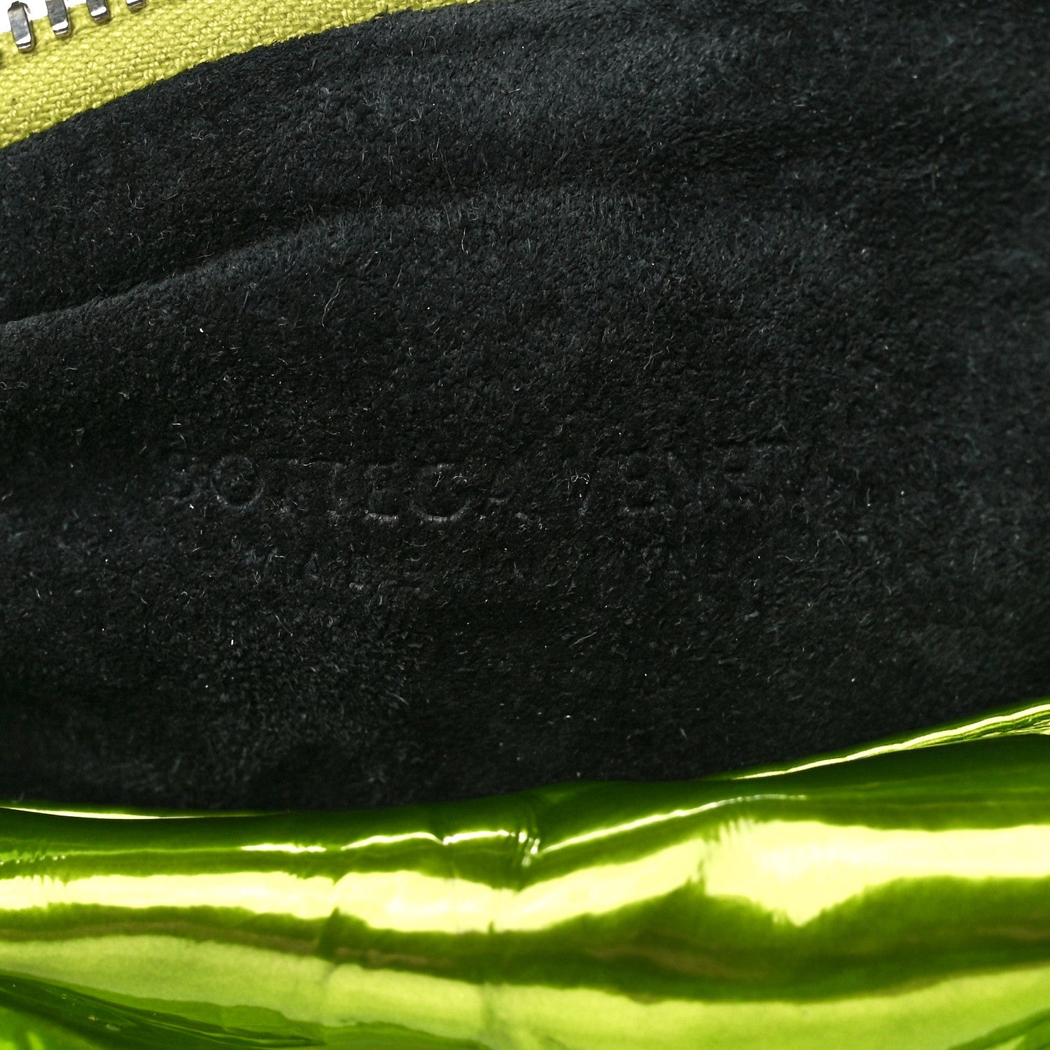 Bottega Veneta Metallic Crushed Calfskin Mini Jodie Chlorophyll 6 of 12