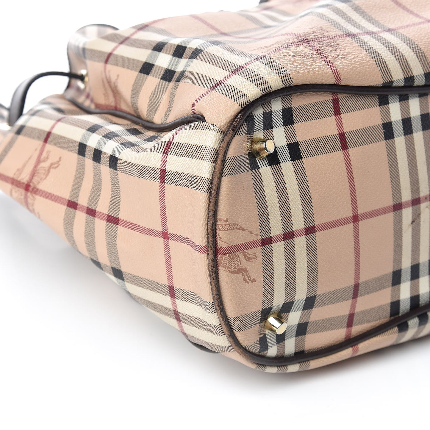 Haymarket Check Medium Walden Belted Hobo Chocolate