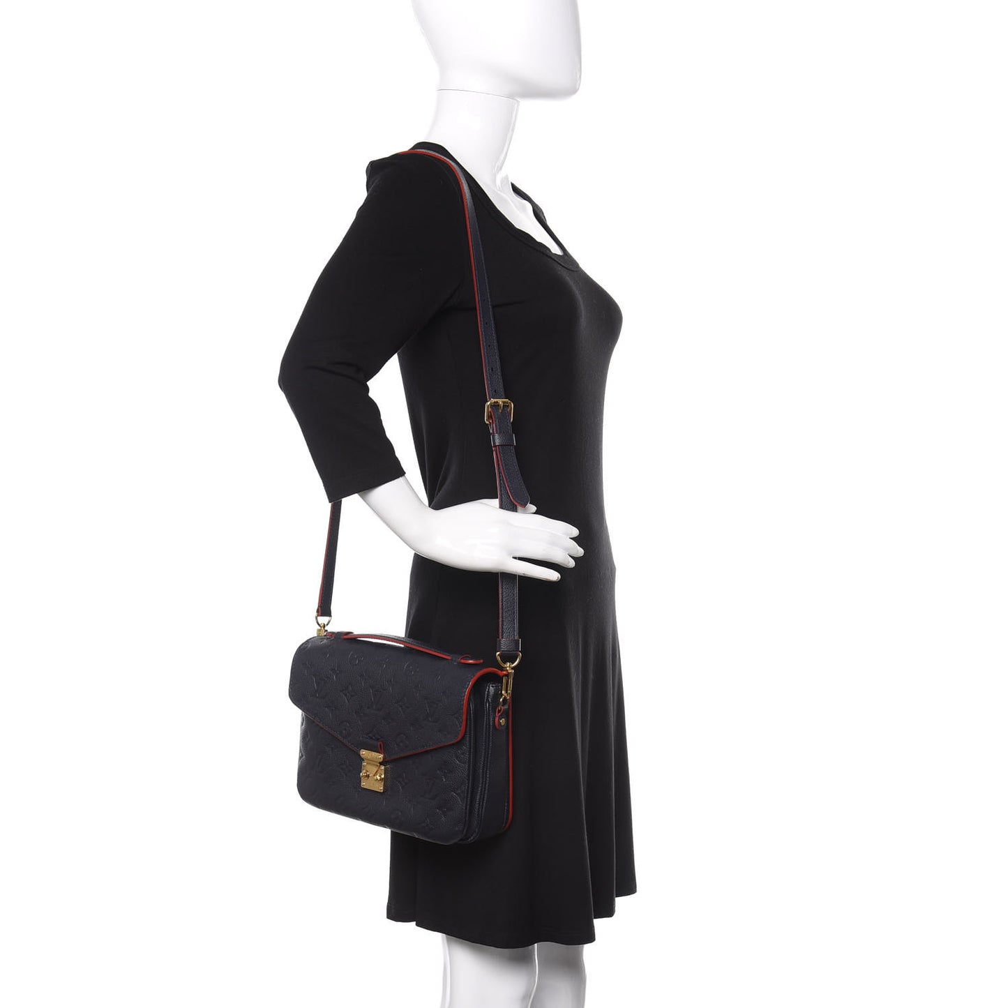 Empreinte Pochette Metis Marine Rouge