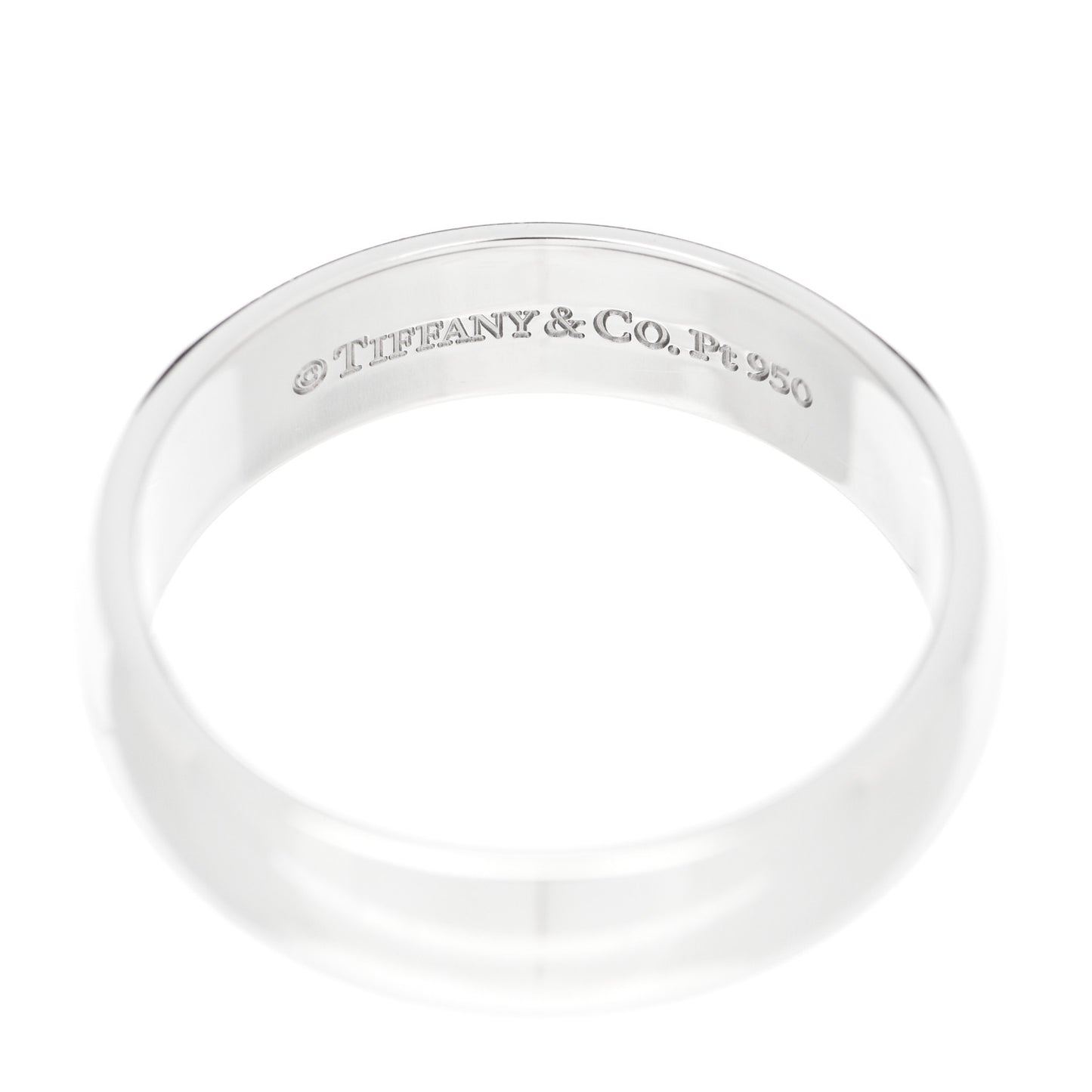 Platinum 6mm Classic Wedding Band Ring 64 10.75
