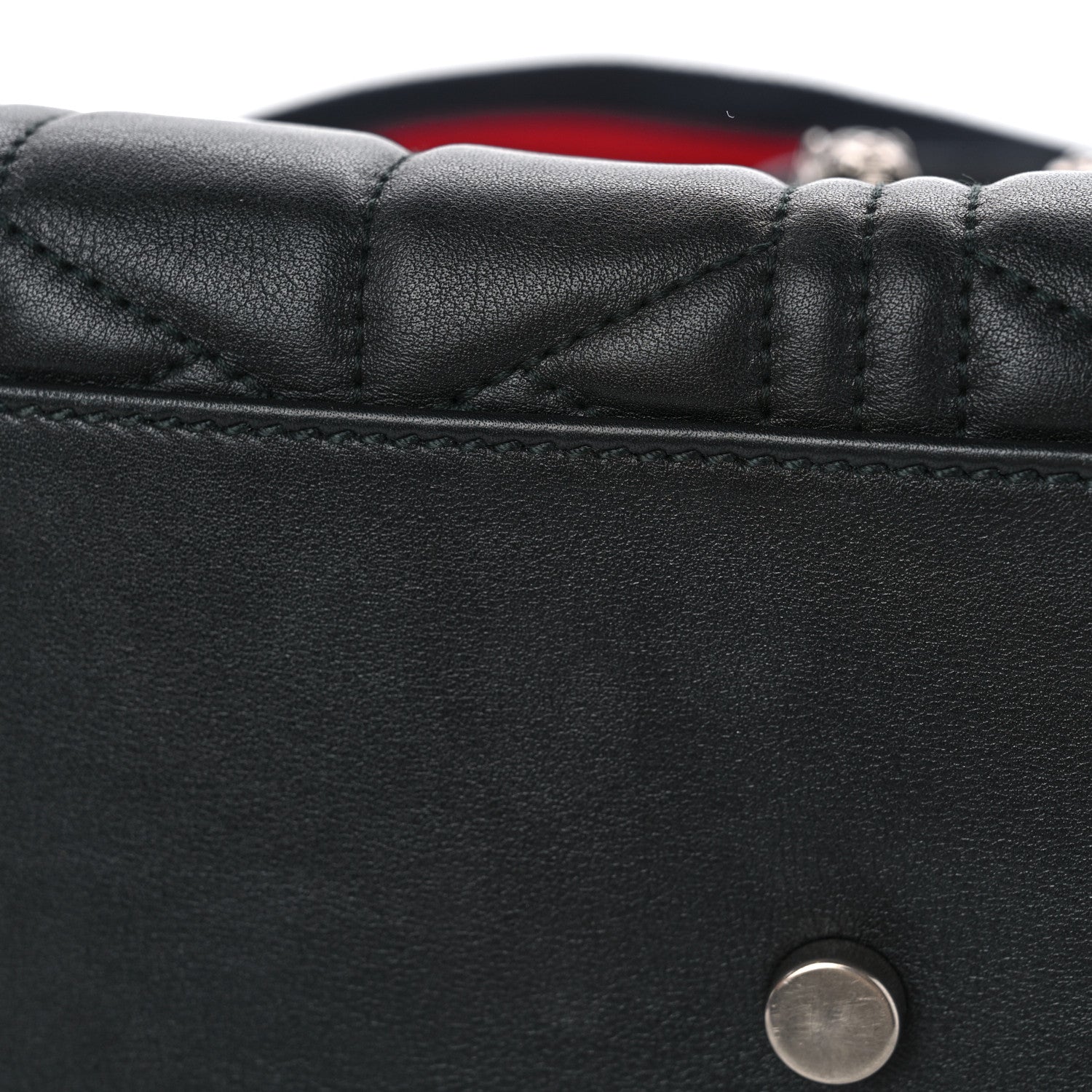 Gucci Calfskin Web Quilted Large Dionysus Tote Bag Black 11 of 13