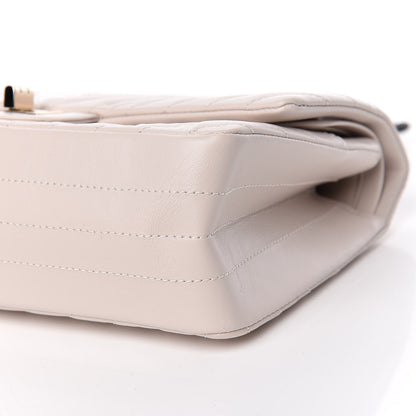 Chanel Aged Calfskin Chevron Quilted 2.55 Reissue 225 Flap Ivory 6 of 10