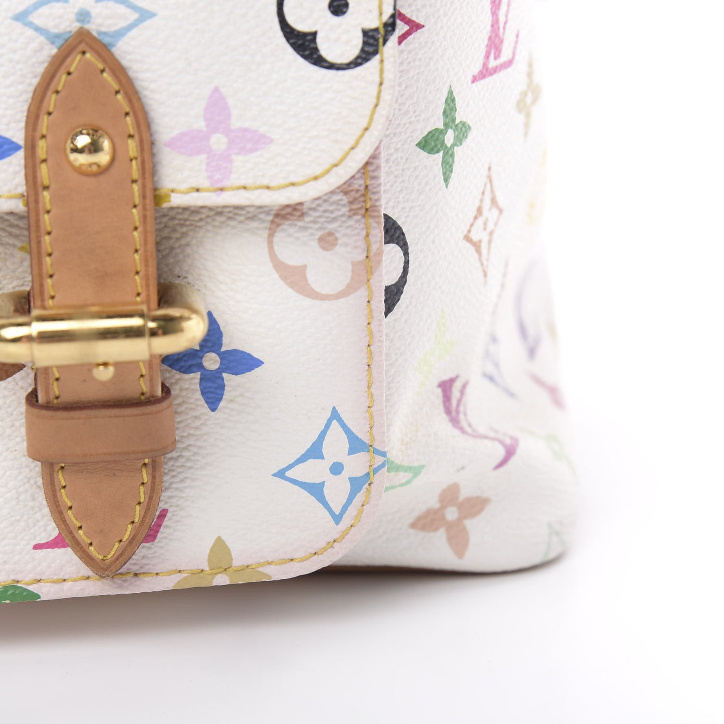 Monogram Multicolor Petit Noe White