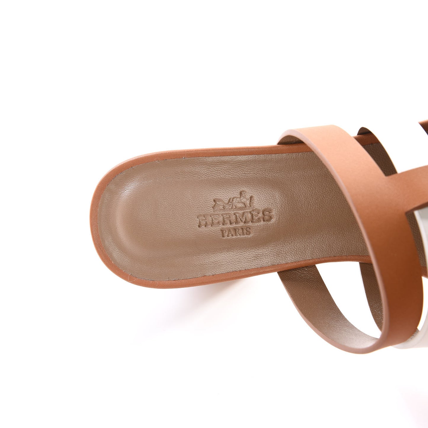Calfskin Amica Sandals 39 White Natural