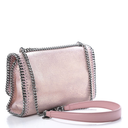 Stella McCartney Metallic Shaggy Deer Falabella Messenger Pink 2 of 9