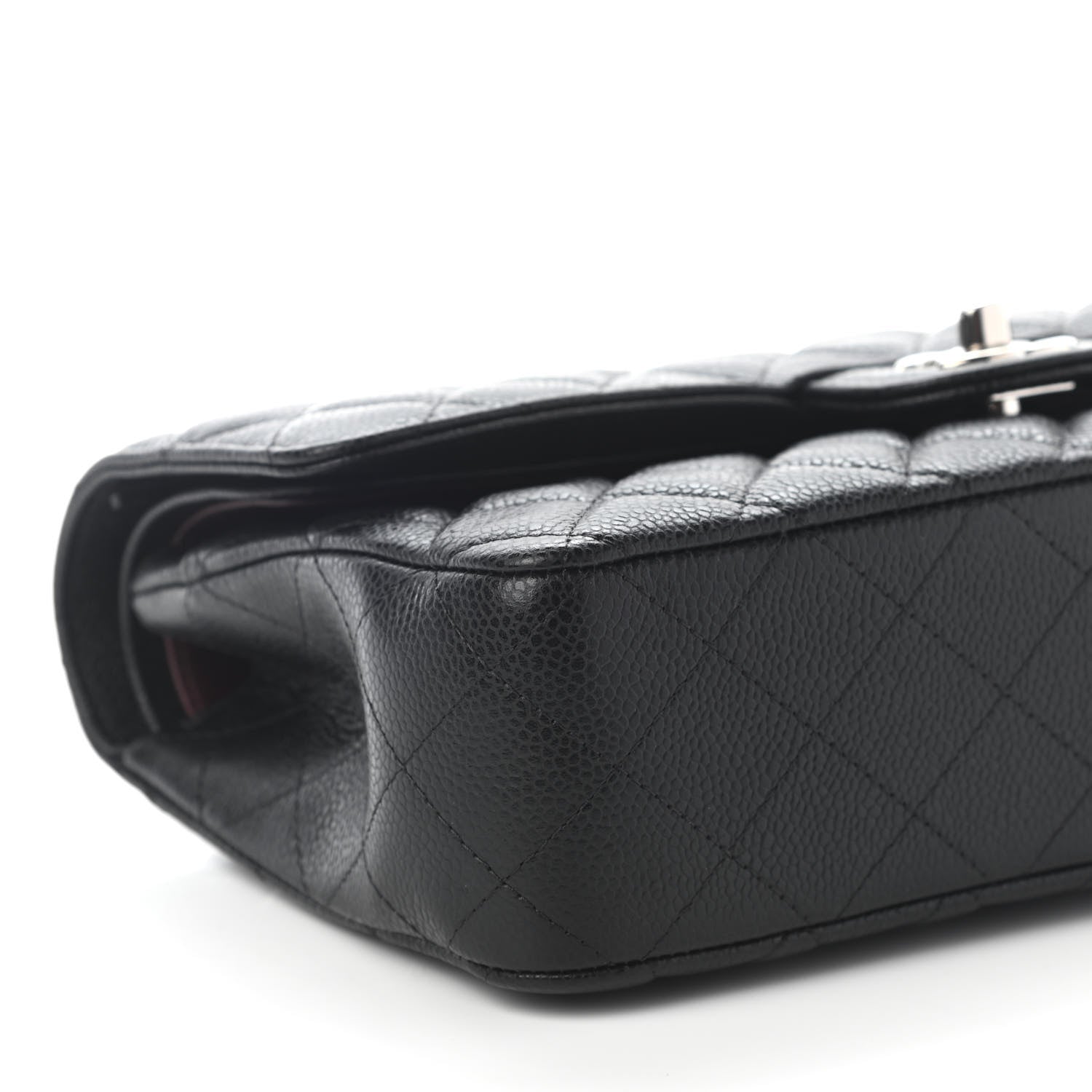 Chanel Caviar Quilted Medium Double Flap Black 8 of 9