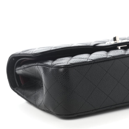 Chanel Caviar Quilted Medium Double Flap Black 8 of 9