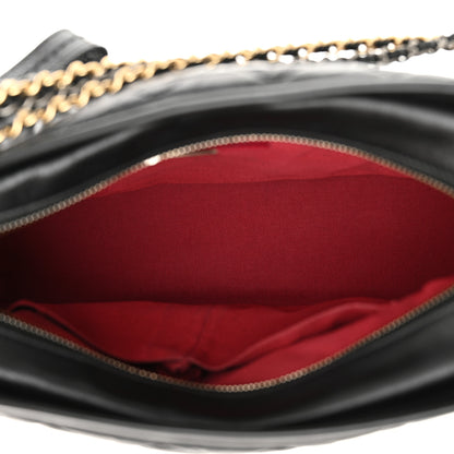 Chanel Aged Calfskin Quilted Medium Gabrielle Hobo Black 5 of 13