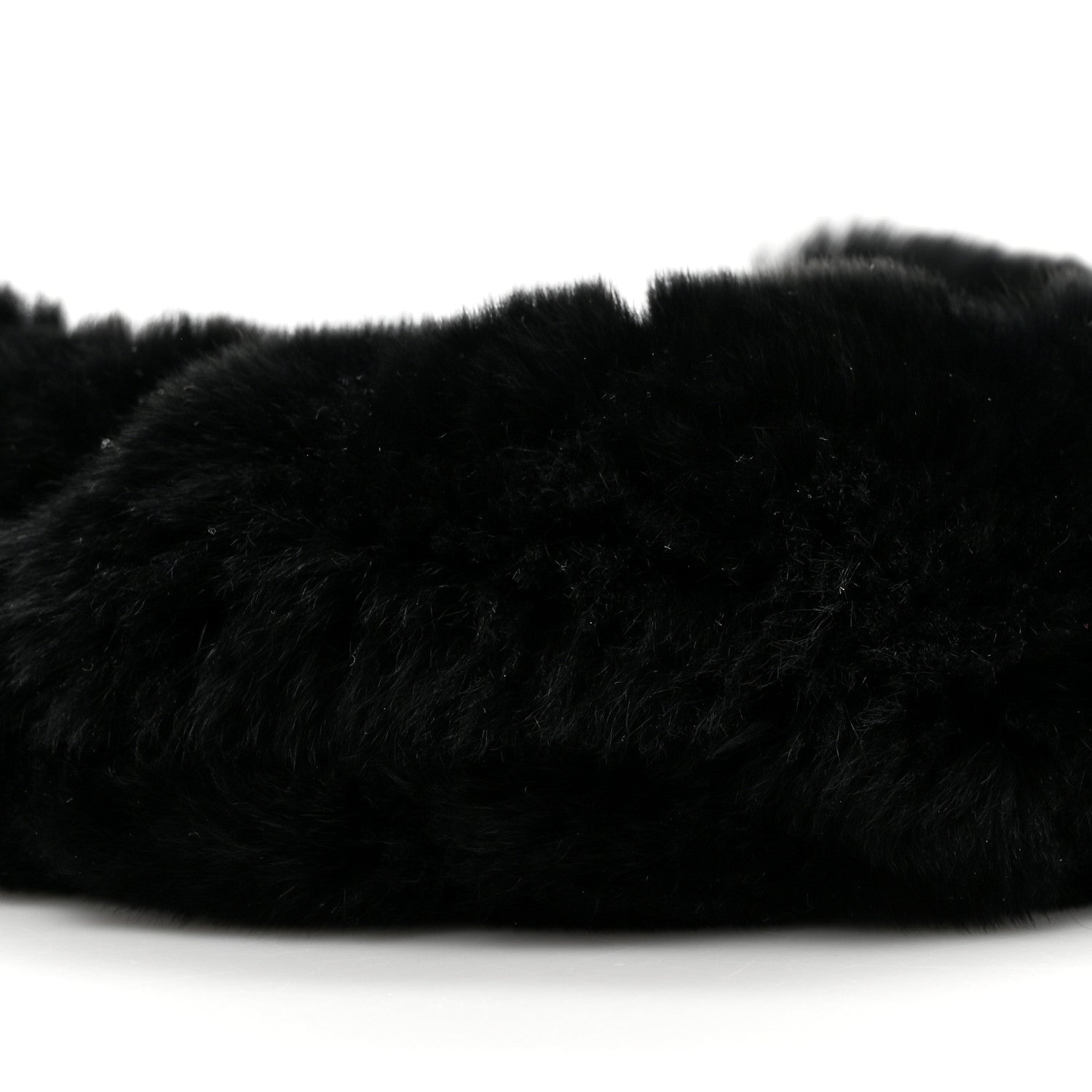 Gucci Lizard Rabbit Fur Jackie O Hobo Black 10 of 11