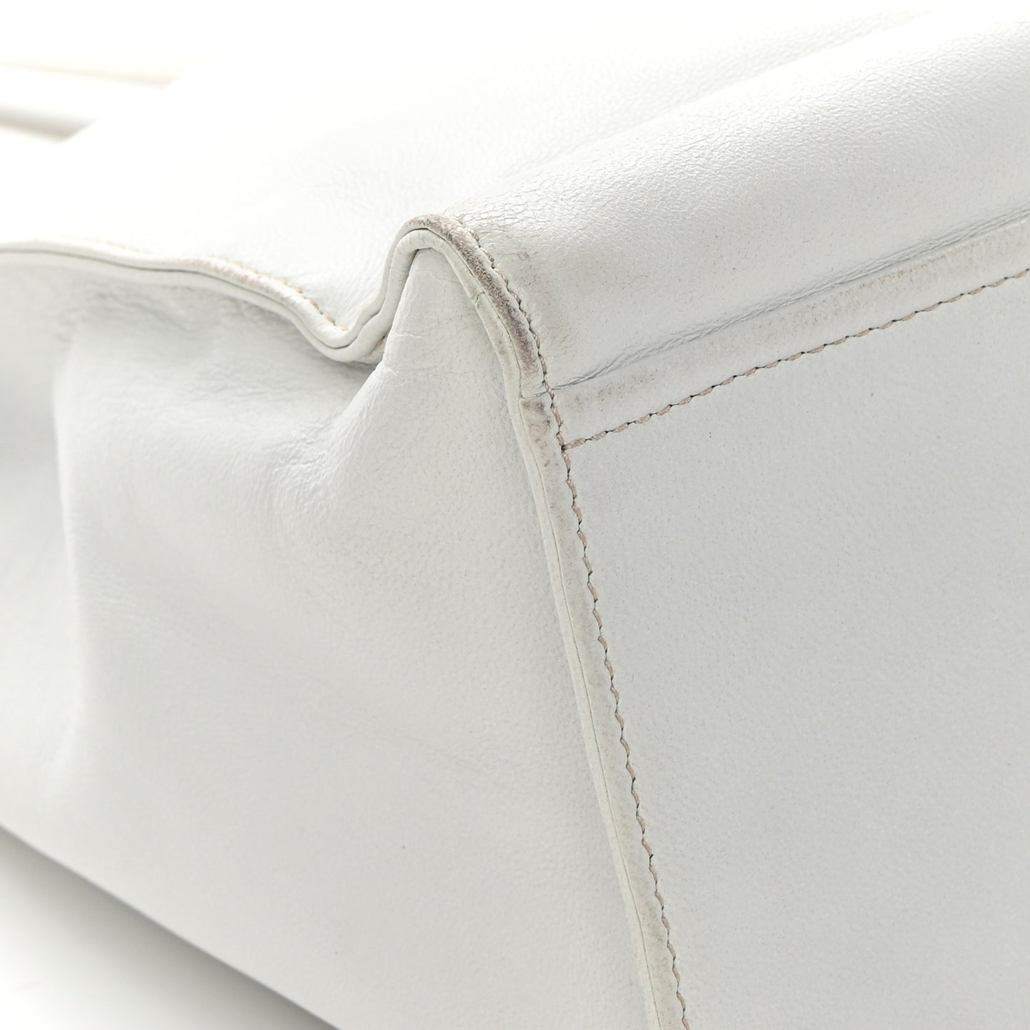 Soft Calfskin Tote White