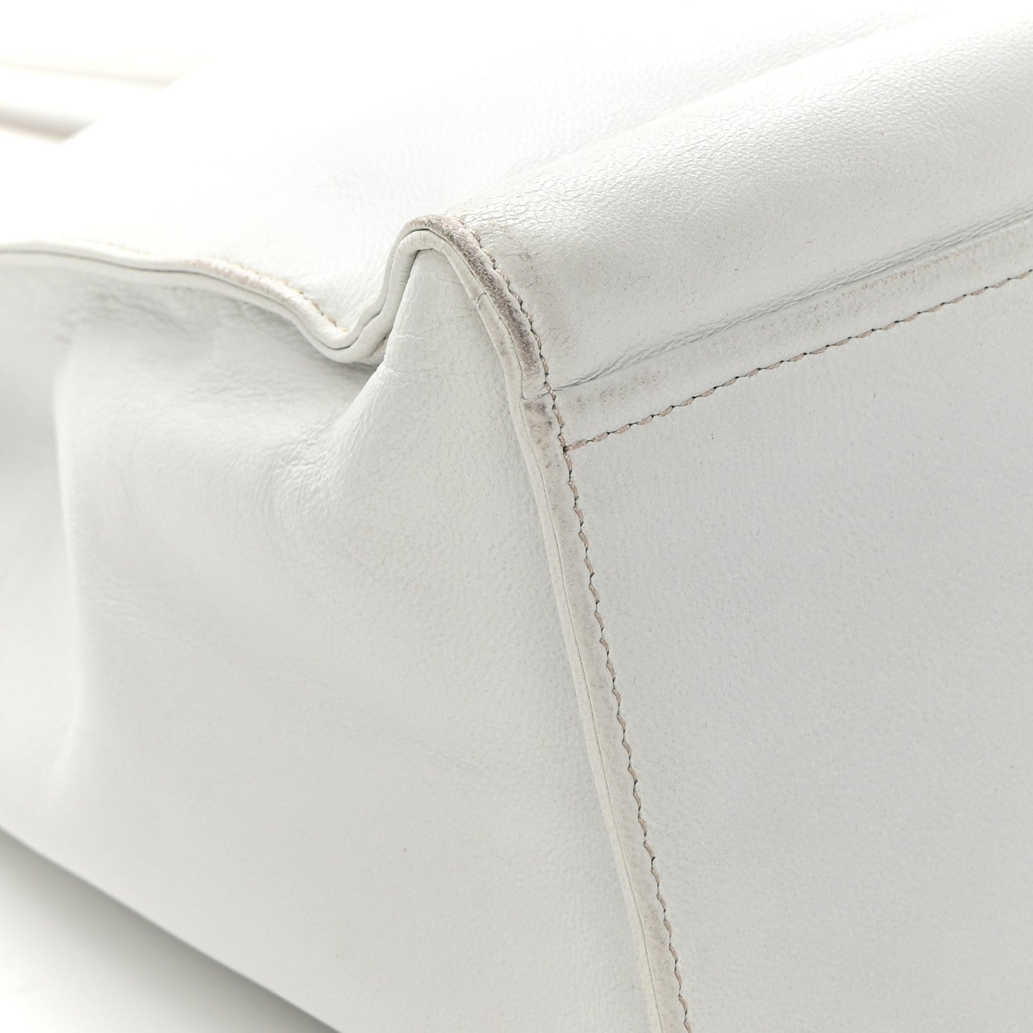 Prada Soft Calfskin Tote White 12 of 21