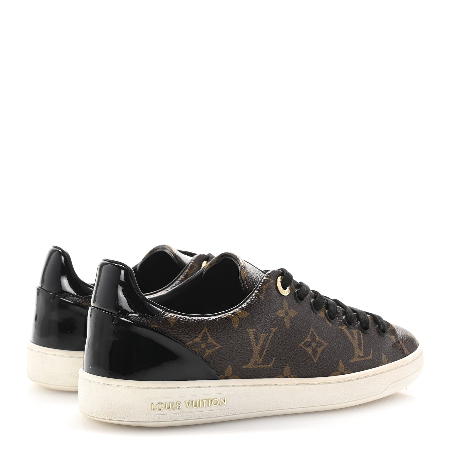 Louis Vuitton Patent Monogram Frontrow Sneakers 36.5 5 of 10